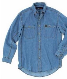 Wrangler® RIGGS Workwear® Long Sleeve Denim Work Shirt